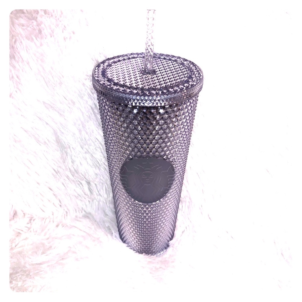 Starbucks Silver Studded 24 oz Tumbler